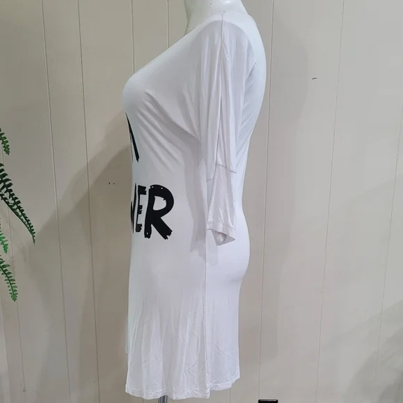 Catherine Malandrino Mary J Blige TSHIRT Dress sz XL - Picture 4 of 6